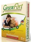Green Fort//ОшейникБио для собак крупных пород от блох 80 см