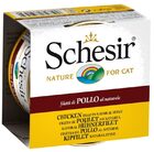 Schesir 85 гр./Шезир консервы для кошек куриное филе натуральное рис