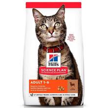 Hills Science Plan Feline Adult Optimal Care with Lamb 300 гр./Хиллс сухой корм для взрослых кошек с ягненком