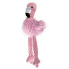 HOMEPET Игрушка для собак фламинго плюш с пищалкой 42*15 см. (71104)