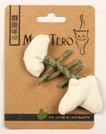 МОН ТЕРО ЭКО игрушка для кошек рыбья кость с кошачьей мятой белая 11 см. (51460)