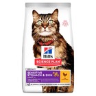 Hill's Science Plan Adult Sensitive Stomach&Skin 300 г./Хиллс сухой корм для кошек c чувствительной кожей и желудком