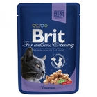 Brit Premium 100 гр./Брит премиум Влажный корм для кошек Треска