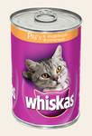 Whiskas 400гр./Вискас консервы для кошек Рагу с индейкой и печенью