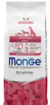 Monge Dog  корм для собак всех пород говядина с рисом 12 кг