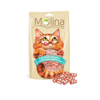 Molina 80 гр./Молина Лакомство для кошек Куриный сэндвич с сырными шариками