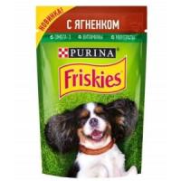 Friskies 85 гр./Консервы  для взрослых собак c ягненком в подливе