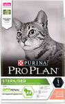 Pro Plan Sterilised 1,5 кг./Проплан сухой корм для поддержания здоровья стерилизованных кошек с лососем