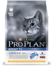 Pro Plan Adult 7+400 гр./Проплан сухой корм для кошек старше 7 лет с курицей