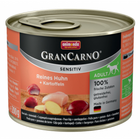 Animonda GranCarno Sensitiv 200 гр./Анимонда консервы для собак с чувствительным пищеварением  с курицей и картошкой