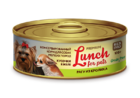 Lunch for pets  100 гр./Консервы для собак  Рагу из кролика кусочки в желе
