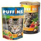 Puffins 400 гр./Пуффинс консервы для кошек Мясное ассорти в нежном желе