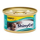 GIMPET Shiny Cat 70 гр./Джимпет Шани Кэт консервы для кошек Цыпленок с креветками
