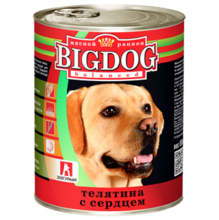 Зоогурман BIG DOG 850 гр./Консервы Биг Дог для собак телятина с сердцем