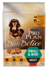 Pro Plan Duo Delice Small 2,5 кг./Проплан доу делис сухой корм для собак мелких пород с говядиной и рисом