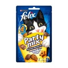 Felix Party Mix 20 гр./Феликс Лакомство для кошек Сырный микс, со вкусом чедера, гауды и эдама