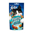 Felix Party Mix 60 гр./Феликс Лакомство для кошек Морской микс, со вкусом лосося, трески и форели