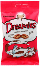 Dreamies 30 гр./Дримисиз лакомые подушечки для кошек с говядиной
