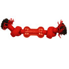 TRIOL/ Игрушка для собак "Веревка-канат, 2 узла и кость", 240мм/12111065