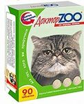 Доктор ЗОО//витамины для кошек со вкусом печени 90 таб.