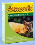 Античес с морской капустой//противоаллергическое, противовоспалительное средство для кошек и собак 60 г