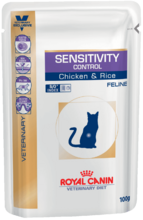 Royal Canin Sensitivity Control 100 гр./Роял канин консервы  для кошек при пищевой аллергии и непереносимости с цыпленком