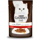 Gourmet A La Carte 85 гр./Гурме А-ЛЯ КАРТ консервы для кошек с говядиной и овощами
