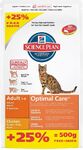 Hills Science Plan Feline Adult Optimal Care Chicken 2 кг.+500 гр./Хиллс сухой корм для взрослых кошек с курицей