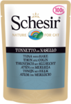 Schesir 100 гр./Шезир консервы для кошек тунец с хеком