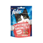 Felix 20 гр./Феликс Хрустящее Лакомство  для взрослых кошек с говядиной