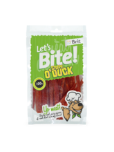Brit Lets Bite Stripe o´Duck 80 гр./Брит Лакомство для собак утиный хворост