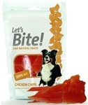 Brit Care Let's Bite Chicken Chips//Брит Каре лакомство для собак"Куриные чипсы"с жирными кислотами 80 гр