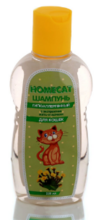 HOMEPET Шампунь для кошек гипоаллергенный с экстрактом мать-и-мачехи 220 мл.