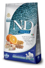 Farmina N&D Ocean 2,5 кг./Фармина для взрослых собак средних и крупных пород с треской, овсом, спельтой и апельсином