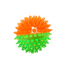 Игрушка ZIVER  Мячик с шипами (латекс) (зелено-оранжевый), 7 см, ZV.138