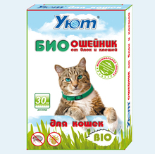 Уют БИОошейник//для кошек от эктопаразитов 30 см