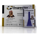 Inspector//капли для собак менее 4кг от внешних и внутренних паразитов