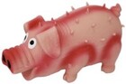 №1/Игрушка для собак "Свинка", с пищалкой (розовая), 10 см