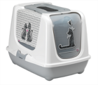 Moderna Cats in Love био-туалет 50x39x37h см с совком, серый/7010721