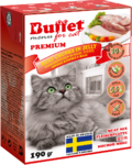BUFFET Tetra Pak 190 г консервы для кошек мясные кусочки в желе мясной микс