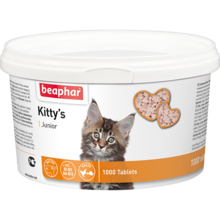 Beaphar  Kitty's Junior 1000 таб./Кормовая добавка с биотином для котят