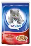 PreVital 100 гр./Превитал консервы для кошек говядина в желе