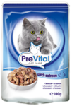 PreVital 100 гр./Превитал консервы для кошек лосось в соусе