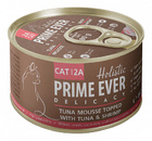 Prime Ever Delicacy Tuna Mousse Topped With Tuna And Shrimp 80 гр./Мусс тунец с креветками влажный корм для кошек