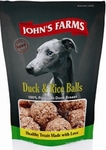 JOHN'S FARMS Duck Rice Balls//лакомства шарики из утки и риса для собак 80 г
