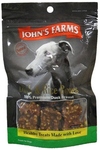 JOHN'S FARMS Duck Rice Bones//лакомства косточки из утки и риса для собак 80 г