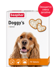 Beaphar Doggy’s Senior 75 таб./Беафар Кормовая добавка  для собак старше 7 лет