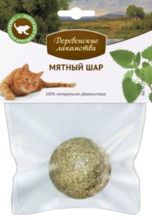 Деревенские лакомства/Лакомство для кошек Мятный шар