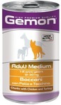 Gemon Dog Medium 1250 гр./Гемон Консервы для собак курица с индейкой