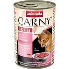 Animonda CARNY ADULT 400 гр./Анимонда Консервы для кошек с говядиной, индейкой и креветками